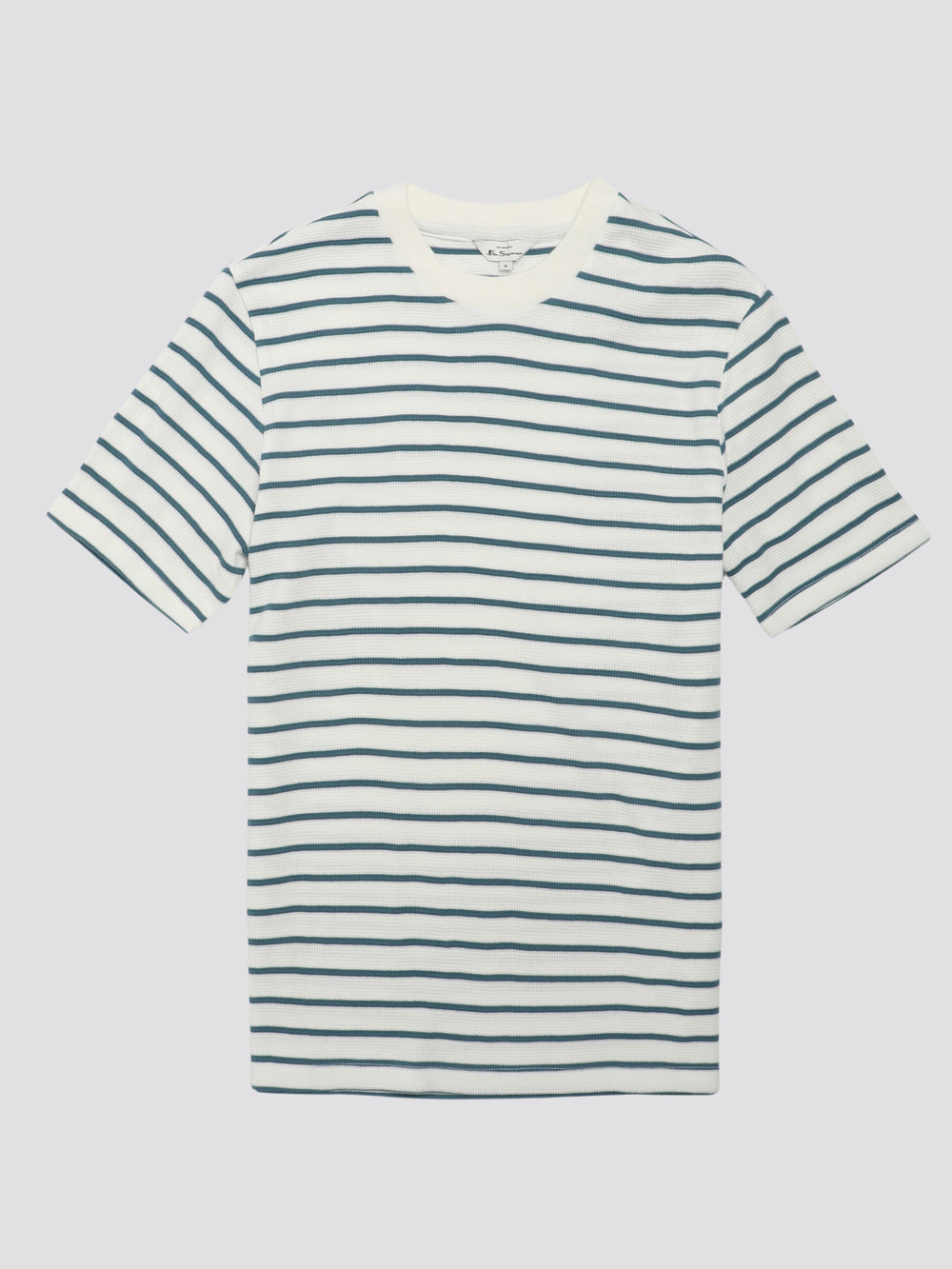 T-Shirt Ben Sherman Signature Waffle Stripe Blanche | EIH-67072958